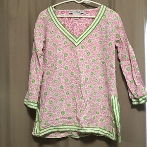 Gretchen Scott Designs Large pink green coverup